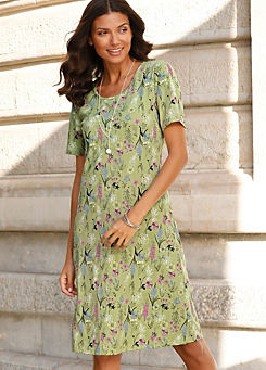 Witt Floral A-Line Jersey Dress