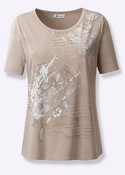 Witt Floral Print Short Sleeve T-Shirt