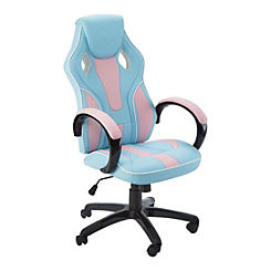 X Rocker Maverick Height Adjustable Office Gaming Chair - Bubble-gum