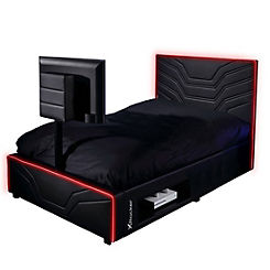 X Rocker Oracle Esports Neo Fibre RGB TV Gaming Bed - Black Single