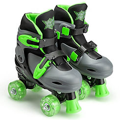 Xootz LED Quad Skates - Green