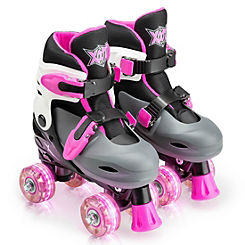 Xootz LED Quad Skates - Pink