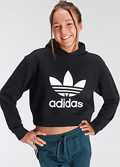 adidas Originals Kids ’Adicolor Cropped Hoodie’ Sweatshirt
