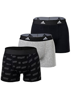 adidas Sportswear Pack of 3 Active Flex Cotton Boxers