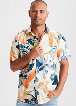 beachtime Floral Hawaiian Shirt