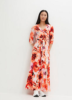 bonprix Floral Print Maxi Dress