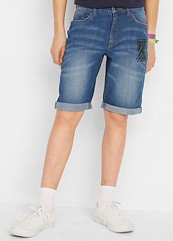 bonprix Kids 5-Pocket Denim Shorts