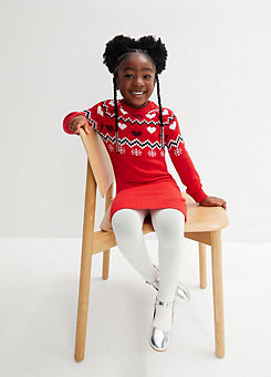 bonprix Kids Fairisle Knitted Dress