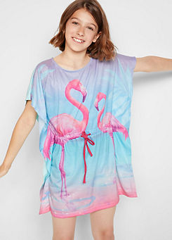 bonprix Kids Flamingo Print Dress