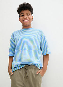 bonprix Kids Stripy Cotton T-Shirt
