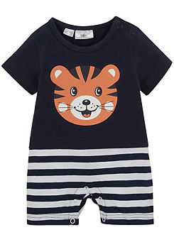 bonprix Kids Tiger Print Romper Suit
