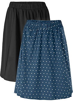 bonprix Pack Of 2 Mini Skirts