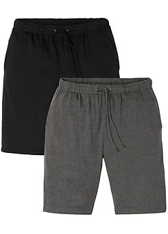 bonprix Pack of 2 Jersey Shorts