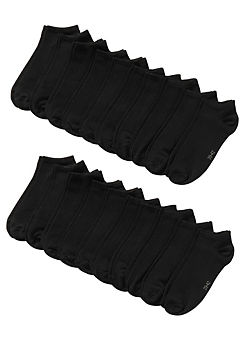 bonprix Pack of 20 Pairs of Trainer Socks