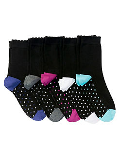 bonprix Pack of 5 Pairs of Socks