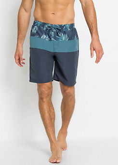 bonprix Palm Print Swim Shorts