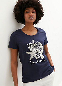 bonprix Seashell Print T-Shirt