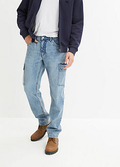 bonprix Straight Cut Cargo Jeans