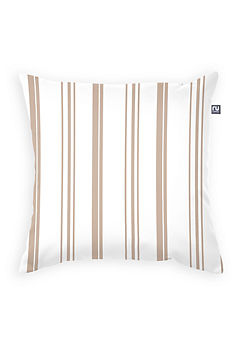 rucomfy Beige Ticking Stripe Indoor & Outdoor 45x45cm Cushion