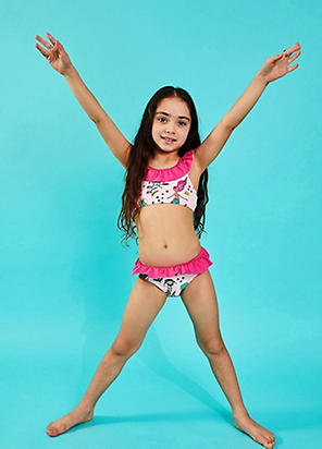 Accessorize Girls Banana Print Swimsuit Freemans