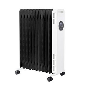 Black u0026 Decker 1.5KW Oil Filled Radiator with Remote - White by Black and  Decker | Freemans
