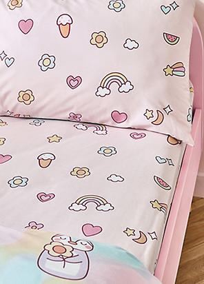 Catherine Lansfield Kids Soft As A Cloud Single Duvet Cover Set With