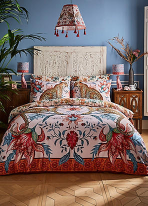 Anthropologie All Roads Boho Sunset Duvet + top Insert