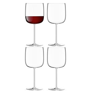 John Lewis Stackable Plastic Wine Glasses, Set of 4, 250ml, Assorted