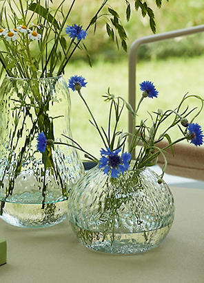 LSA Flower Grand Posy Vase 32H cm Clear | Freemans