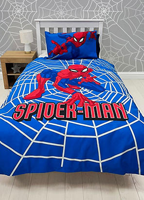 Spidey And His Amazing Friends Reversible Duvet Cover and Pillowcase Set,  Single Set