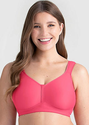 Miss Mary of Sweden Stay Fresh Underwired Unpadded T-Shirt Bra with Wide  Back Beige : : Fashion