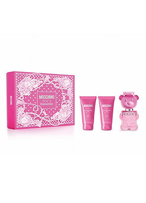 Moschino pink bouquet gift set online