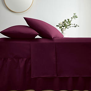 GC GAVENO CAVAILIA Printed Duvet Cover Sets, Reversible Bedding Bed Set,  3PCs Breathable Polycotton Quilt Covers, Script Purple, Double - Buy Online  - 50727825