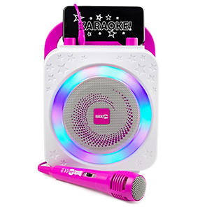 VTech Kidi Star Auxiliary Voice Changer Karaoke Machine, Pink/Purple