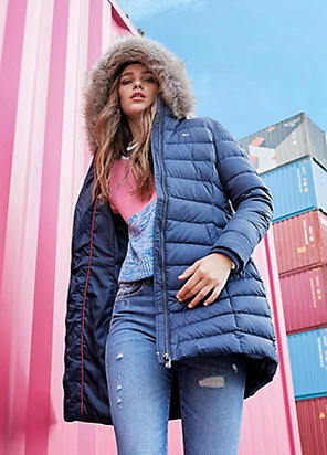 Essential hooded down jacket tommy hilfiger best sale