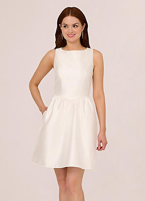 【海外限定】AdriannaPapell JL APドレスKey Hole Mikado Dress, Adrianna Papell Women's Keyhole Mikado Midi Dress - Macy's