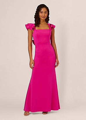 【海外限定】AdriannaPapell ドレス☆Stretch Crepe Maxi Dress, Buy Adrianna Papell Stretch Crepe Long Dress from Next USA