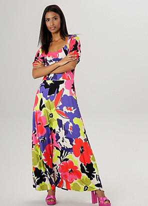 bonprix Floral Print Wrap Dress