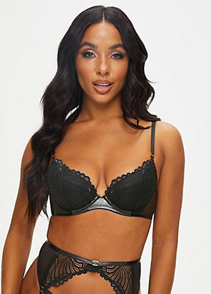 Ann Summers Marian Longlined Non Padded Bra A - DD Cup