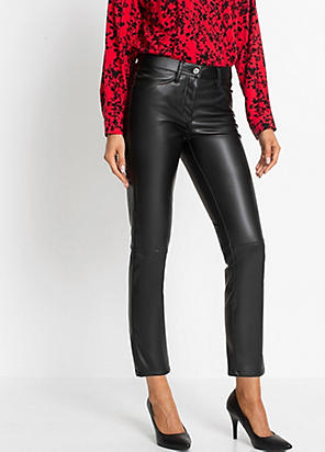 Only Skinny Fit Faux Leather Trousers