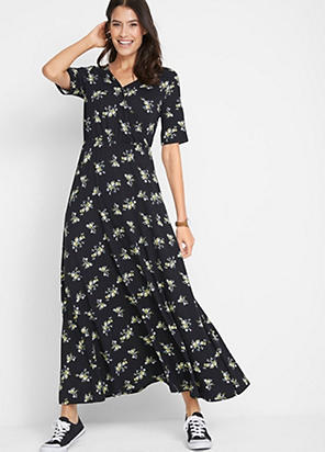 bonprix Printed Boho Maxi Dress