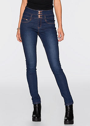 bonprix Embroidered Piped Jeans