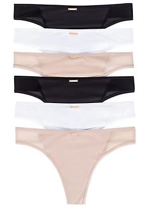 Accessorize Lace Thongs Set of Three