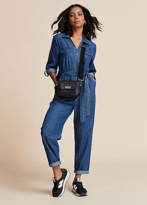 Joe Browns Petite Dixie Denim Jumpsuit