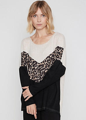 bonprix Mesh Sleeve Top