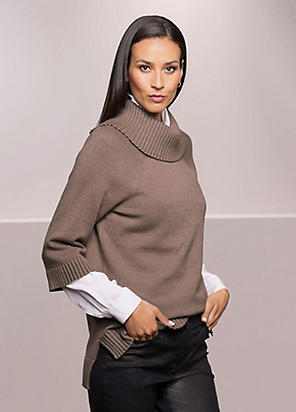 LASCANA High Neck Chunky Knitted Jumper