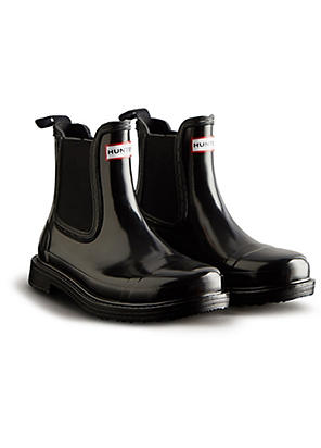 Hunter Black Original Chelsea Boots Freemans