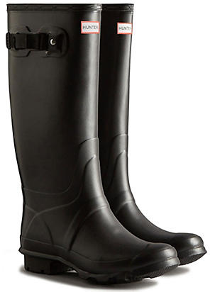 Hunter Boots Womens Green Tall Matt Wellies