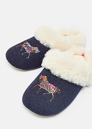 Joules sausage dog slippers best sale