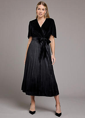 Phase Eight Gwen Textured Twist Neck Dress | Freemans